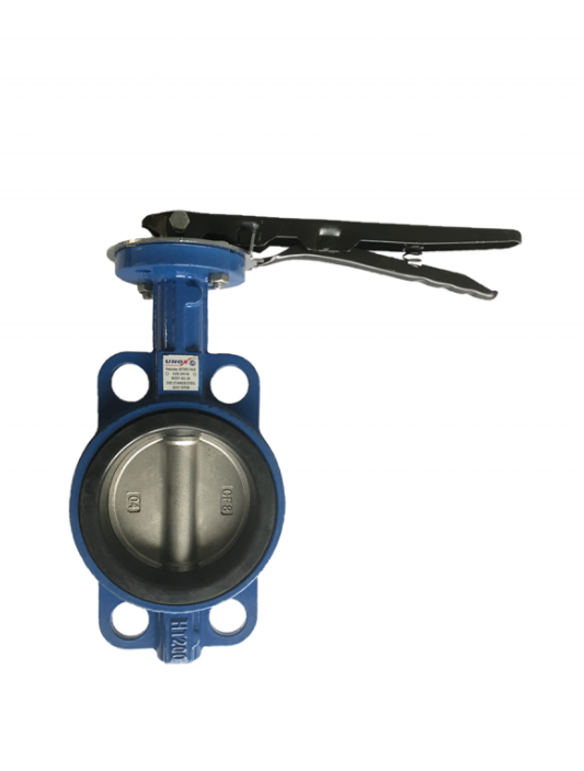 Wafer Type Stainless Clapper Butterfly Valve is the equipment used to stop, regulate or start the flow, which has a clapper capable of quarter-turn movement around its own axis and a sealing gasket.